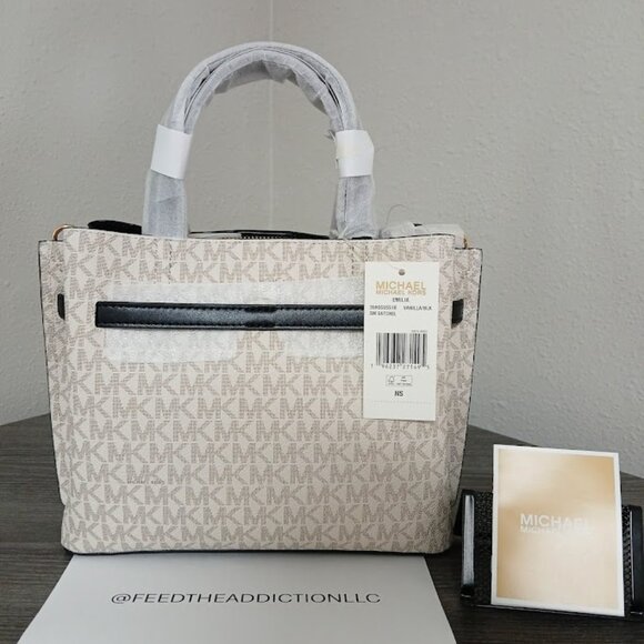 Michael Kors Emilia Small Logo Satchel - Picture 3 of 5